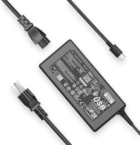 65W 20V 3.25A USB-C Charger for HP L65505-003 L67440-001 TPN-LA23 in Kuwait