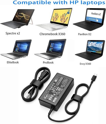 65W 20V 3.25A USB-C Charger for HP L65505-003 L67440-001 TPN-LA23 in Kuwait