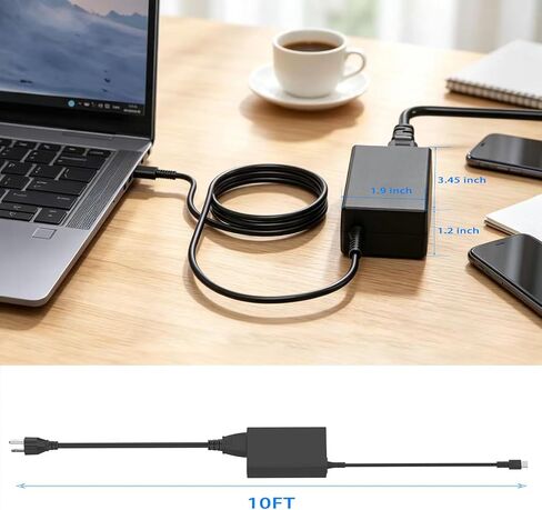 65W 20V 3.25A USB-C Charger for HP L65505-003 L67440-001 TPN-LA23 in Kuwait