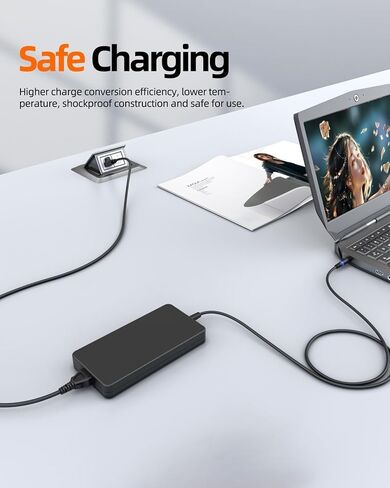 240W Charger Fit for Alienware Laptop Charger (UL Listed-Meets Highest Safety Standards) - Fit for Alienware M15 M17 R2 R3 R4 R5 R6 R7 15 17 M17X M16 R2 M14X X15 X17 X16 Laptop AC Adapter Power Cord in Kuwait