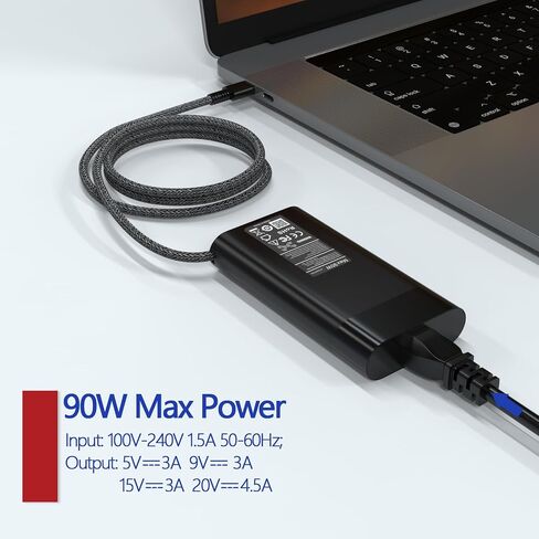 90W 65W USB C Laptop Charger Compatible with HP Spectre x360 in Kuwait