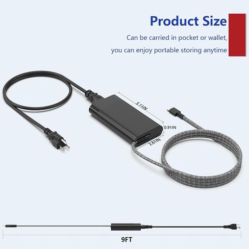 90W 65W USB C Laptop Charger Compatible with HP Spectre x360 in Kuwait