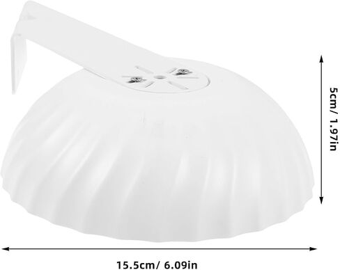 Security Camera Sun Rain Shield Hood White for Outdoor CCTV Cameras in Kuwait