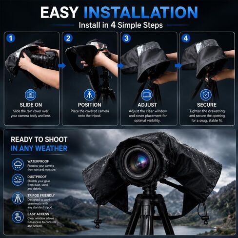 Camera Rain Cover for Pentax PENTAX KF 2022-2026 in Kuwait