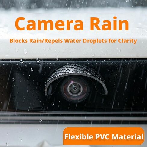 2 Pack Backup Camera Rain Shield Rear View Camera Visor Anti Glare Cover in Kuwait