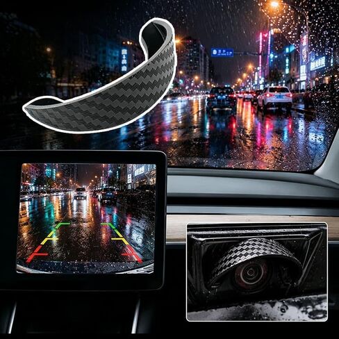 2 Pack Backup Camera Rain Shield Rear View Camera Visor Anti Glare Cover in Kuwait