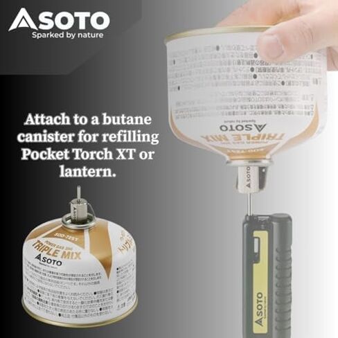 SOTO Pocket Torch Lighter & Butane Refill Adapter - Shipped Empty in Kuwait