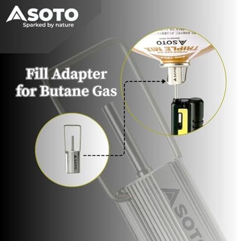 SOTO Pocket Torch Lighter & Butane Refill Adapter - Shipped Empty in Kuwait