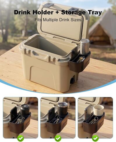 Cup Holder & Gear Tray Fits for YETI Roadie 15 & 24 Cooler in Kuwait