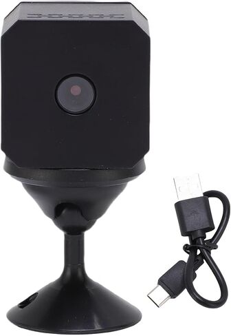 Pomya 1080P HD WiFi Wireless Security Camera, Indoor Outdoor HomeSurveillance with AP Hotspot, 130 Wide Angle, Magnetic Mount, Remote View & Loop Recording in Kuwait