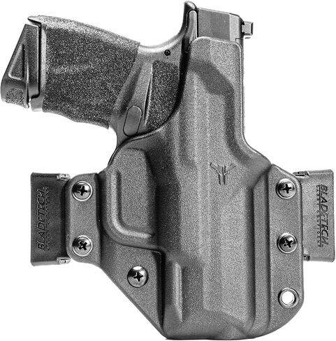 Springfield Hellcat OWB Holster - USA Made - Fits Springfield Armory Hellcat - Total Eclipse OWB Holster by Blade-Tech Holsters, Outside Waistband Carry (Ambidextrous) in Kuwait
