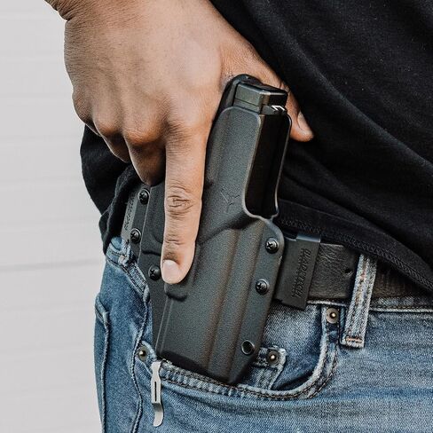 Springfield Hellcat OWB Holster - USA Made - Fits Springfield Armory Hellcat - Total Eclipse OWB Holster by Blade-Tech Holsters, Outside Waistband Carry (Ambidextrous) in Kuwait