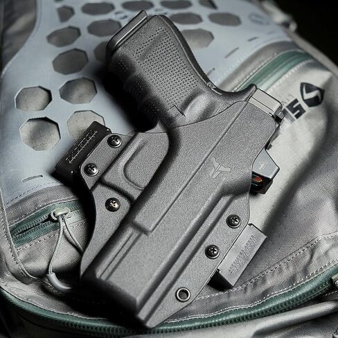 Springfield Hellcat OWB Holster - USA Made - Fits Springfield Armory Hellcat - Total Eclipse OWB Holster by Blade-Tech Holsters, Outside Waistband Carry (Ambidextrous) in Kuwait