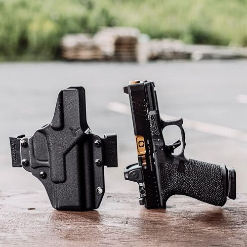 Springfield Hellcat OWB Holster - USA Made - Fits Springfield Armory Hellcat - Total Eclipse OWB Holster by Blade-Tech Holsters, Outside Waistband Carry (Ambidextrous) in Kuwait