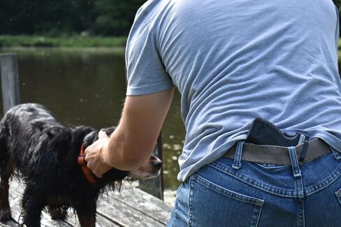 ClipDraw Gun Belt Clip - Slim, Low-Profile Concealed Carry Holster, Easy to Install, Made in the USA, Compatible with Palmetto State Armory Micro Dagger for EDC Self Defense in Kuwait