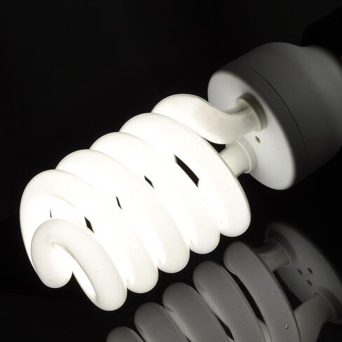 45 Watt CFL Daylight Balanced Bulb with 5500K Color Temperature for Photography and Video Studio Lighting (4 Pack) in Kuwait