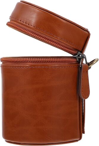 Kisangel Camera Lens Pouch with Zipper, PU Shockproof Storage Case in Kuwait
