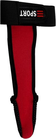 2PCS Single Finger Fishing Gloves Anti Slip Fishing Gloves Surfing Fishing Casting Gloves Outdoor Fishing (Red, Black) in Kuwait