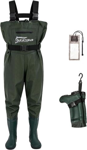 Chest Waders Men Women, Waterproof Fishing Waders with Boots in Kuwait