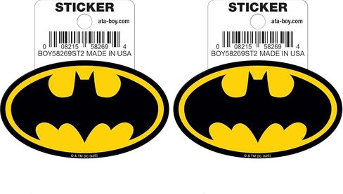 Ata-Boy DC Comics Batman Logo 3 Inch Die Cut Vinyl Sticker in Kuwait