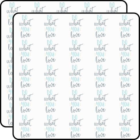 Do What You Love Scrapbook Stickers Vinyl Decals 1" Size – 50-Pack for Journals, Cards, Crafts in Kuwait