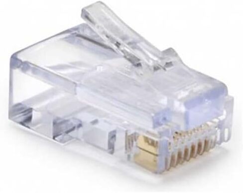 Platinum Tools 202016J EZ-RJ45 Cat6 50/50 Combo, Modular Connector for Ethernet Cable Termination, 100 per Jar in Saudi Arabia