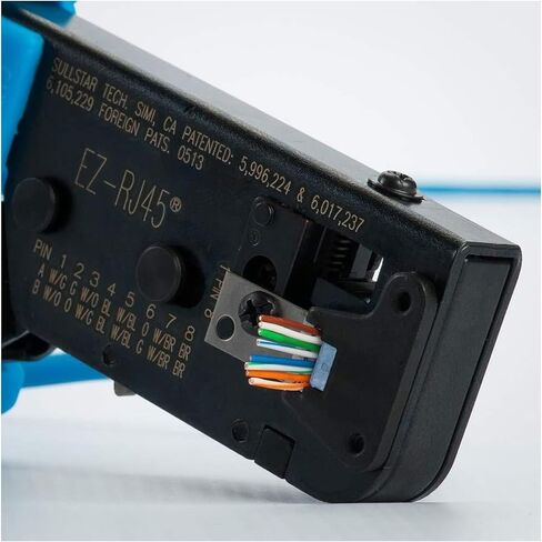 Platinum Tools 202016J EZ-RJ45 Cat6 50/50 Combo, Modular Connector for Ethernet Cable Termination, 100 per Jar in Saudi Arabia