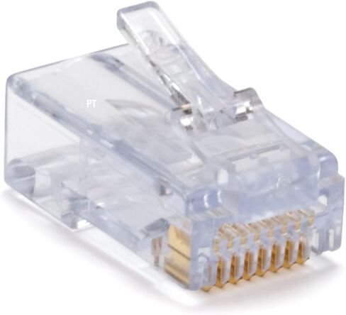 Platinum Tools 202016J EZ-RJ45 Cat6 50/50 Combo, Modular Connector for Ethernet Cable Termination, 100 per Jar in Saudi Arabia