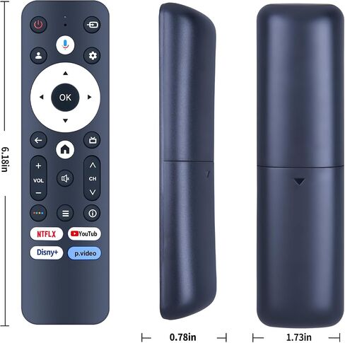 Replacement Voice Remote for RCA 50-Inch Smart Google TV TC-LE50K-GO2401 in Kuwait