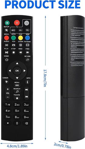 Universal Replacement Remote Control Compatible with Superbox S1, S2, S3, S4, S5, S6, Octastream Q1, Elite II, MAX IV, Elite Max and MagaBox in Kuwait