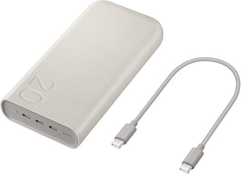 Samsung Battery Pack | 20,000 mAh Capacity | 45W Super Fast Charging 2.0 | 3 Port | PD Power Delivery in Kuwait