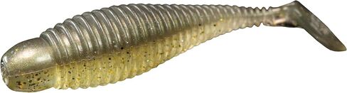 Lunker City Fishing 2" Grubster Grub Bait Original Soft Plastic Swimming Action Bass Walleye Perch Crappie Lure Ringed Chubby Body, 10 Per Bag, Made in The USA in Kuwait