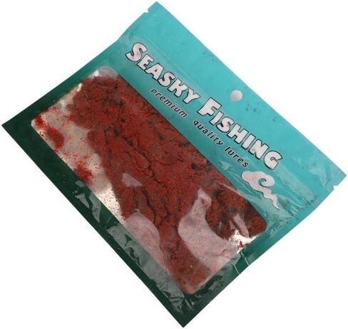 85pcs Red Silicone Sandworm Bait for Saltwater Fishing in Kuwait