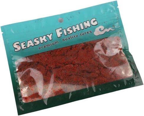 85pcs Red Silicone Sandworm Bait for Saltwater Fishing in Kuwait