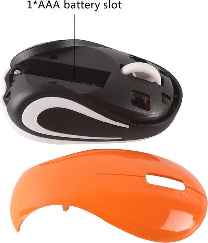 Wireless Mouse 2.4GHz USB, 12-Month Battery Life,Cute Computer Mouse 1600 D-PI, Ambidextrous, Small Pocket Portable Compact Travel Cordless Mice 3 Buttons Compatible with PC,Mac,Laptop Kids Girl Gift in Kuwait