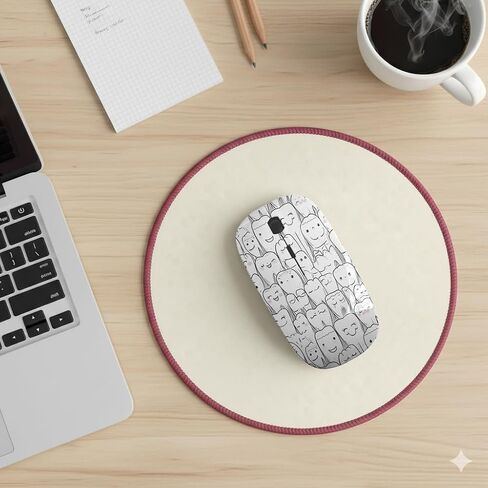 Alesya Cute Dental Pattern, USB Optical Wireless Mouse, Ergonomic Slim Desktop Laptop Mice for Kids in Kuwait