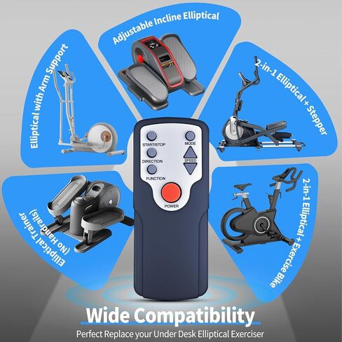 Replacement Remote for CURSOR Fitness C5 Under Desk Elliptical Machine in Kuwait