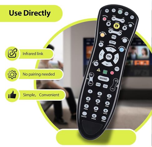 Universal s30/s10 Replacement Remote Control fits AT&T Uverse S10-S1 S10-S2 S10-S3 S10-S4,Compatible with U-Verse Uverse Receivers Digital TV DVR Uverse Receiver Cable Box in Kuwait