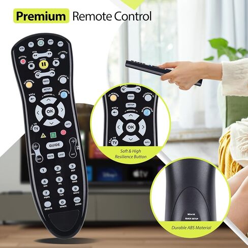 Universal s30/s10 Replacement Remote Control fits AT&T Uverse S10-S1 S10-S2 S10-S3 S10-S4,Compatible with U-Verse Uverse Receivers Digital TV DVR Uverse Receiver Cable Box in Kuwait