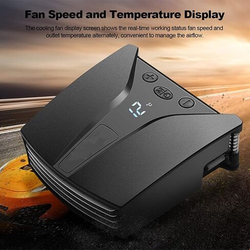 Computer Laptop Cooler Cooling Pad Fan Notebook Temperature Display Rapid Heatsink in Kuwait