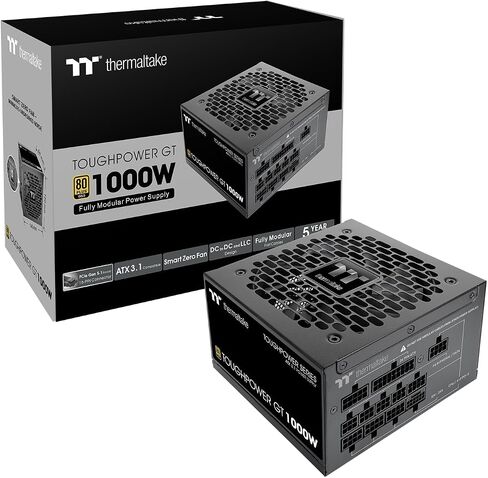 Thermaltake Toughpower GT 1000W | ATX 3.1 | PCIe 5.1 | 80+ Gold | Modular | UK Specifications in Kuwait