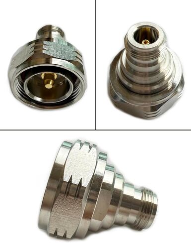 7/16 L29 Din Male to N Female Coaxial Adapter in Kuwait