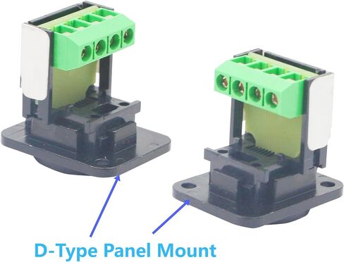 RJ11D-Type Keystone Telephone Jack Modular Panel Female Adapter in Kuwait