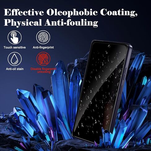2 pcs Tempered Glass for Motorola Moto G Power (2026) Privacy Screen Protector [Anti-Spy] [Anti-Scratch] [9H Hardness] Tempered Glass for Motorola Moto G Power (2026) 5G in Kuwait