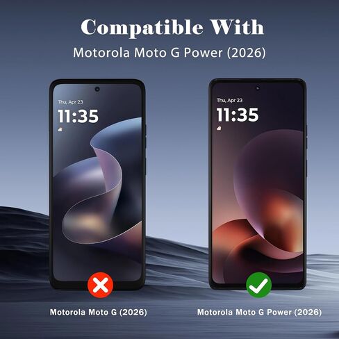 2 pcs Tempered Glass for Motorola Moto G Power (2026) Privacy Screen Protector [Anti-Spy] [Anti-Scratch] [9H Hardness] Tempered Glass for Motorola Moto G Power (2026) 5G in Kuwait