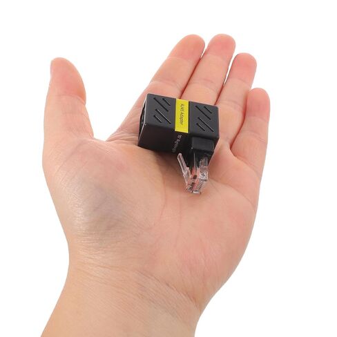 Right Angle Ethernet Adapter, 360 Degree Rotatable Rj45 Male to Female in Kuwait