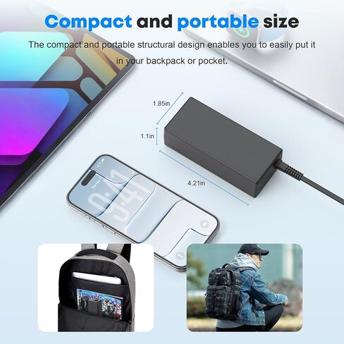 65W/45W USB C Laptop Charger for HP Chromebook/EliteBook/Probook in Kuwait