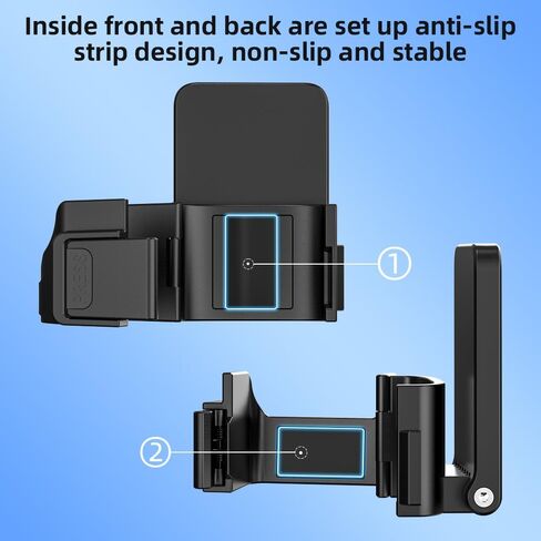 Magnetic Mount Stand Compatible with DJI Osmo Pocket 4/3, 180° Adjustable Plastic Desktop Support Base Bracket Stand Expansion Adapter, Pocket 4/3 Multi-Function Suction Expand Frame Accessories in Kuwait