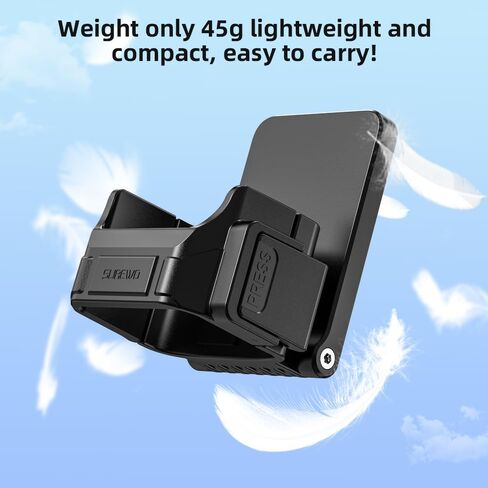 Magnetic Mount Stand Compatible with DJI Osmo Pocket 4/3, 180° Adjustable Plastic Desktop Support Base Bracket Stand Expansion Adapter, Pocket 4/3 Multi-Function Suction Expand Frame Accessories in Kuwait