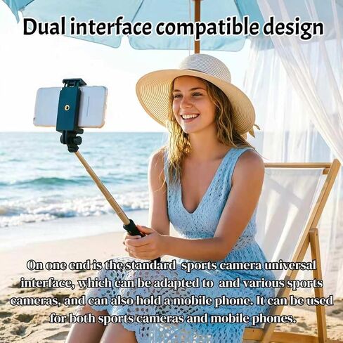 2 Pack Universal Smartphone Mount Holder, Adjustable Spring Phone Clamp Tripod Screw Hole, Compatible with iOS Android Devices for Video Recording Photography Mount Accessories(Black) in Kuwait